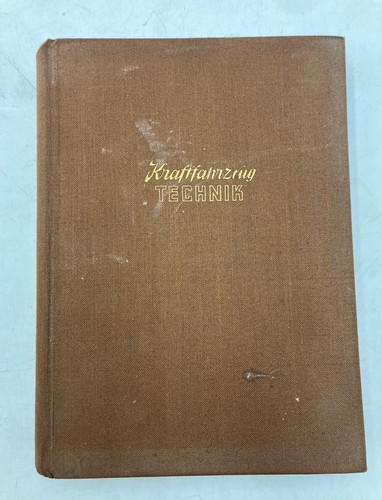 Kraftfahrzeugtechnik 1954